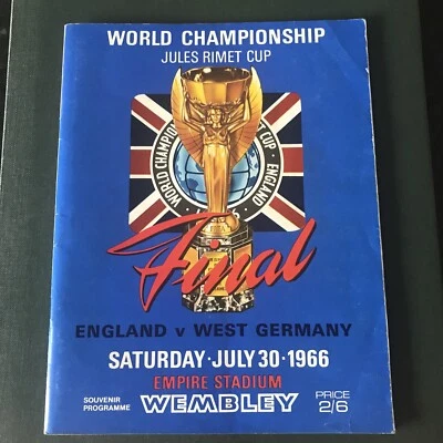 £29.95 • Buy Completely Original World Cup 1966 England Football Final Programme*Weight Shown