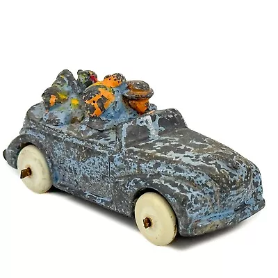 Vtg Barclay World's Fair Or Bust Convertible Car Manoil Diecast Slush Cast ASIS • $37.80