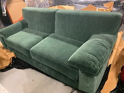 $2500 • Buy EJ Victor - Green Polyester Batting Couch