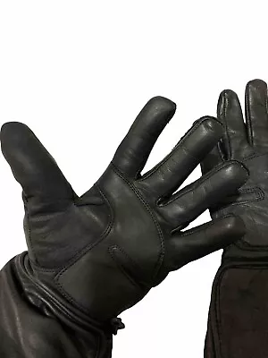 MENS MOTORCYCLE GLOVES - ROADKROME LEATHER - MENS Size M • $35