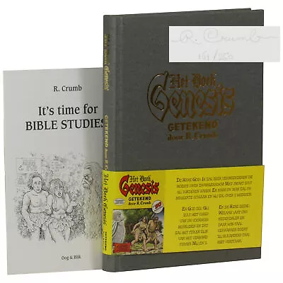 R Crumb Robert / Het Boek Genesis Getekend Signed Numbered 1st Edition 2009 • $375