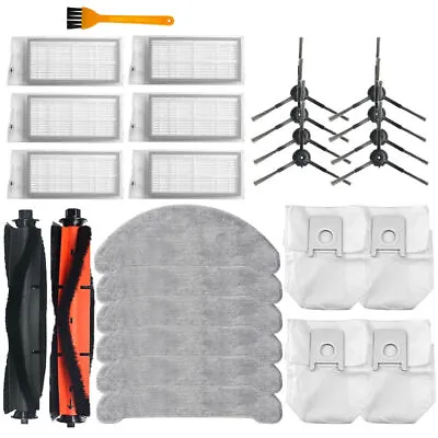 Main Brush Kit For RoidMi EVE Plus Sweeper Dust Bag Filter Parts Vacuum Cleaner • £29.47