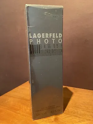 LAGERFELD PHOTO 4.2 Oz / 125 Ml Eau De Toilette Spray Sealed Box RARE • $349.95