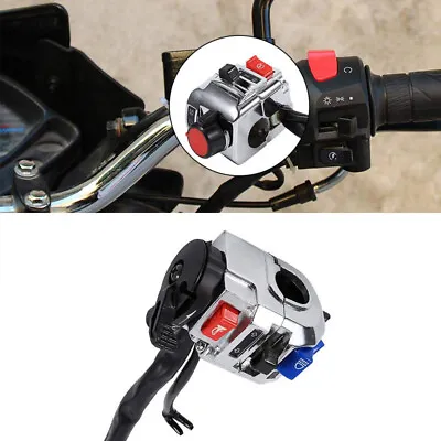 $43.45 • Buy 7/8  12V Motorcycle Handlebar Switch Control Assembly Horn Light Start Button