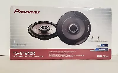 Pioneer 6 1/2  TS-G1642R 2-Way Car Speaker 180 Watts Power Shallow Basket  • $37.99