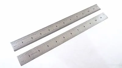 Taytools  12  Machinist Ruler Rule 4R (8th 16th 32th 64th) Stainless Steel • $8.99