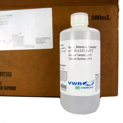 VWR Chemicals BDH5038-500ML 500mL Buffer Reference Standard Bottle (Pack Of 12) • $248.83