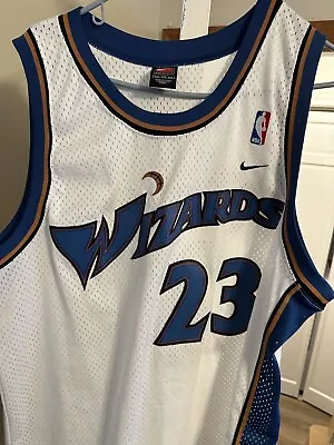 Vintage Nike Swingman Michael Jordan Washington Wizards #23 Sewn Jersey Mens XXL • $55