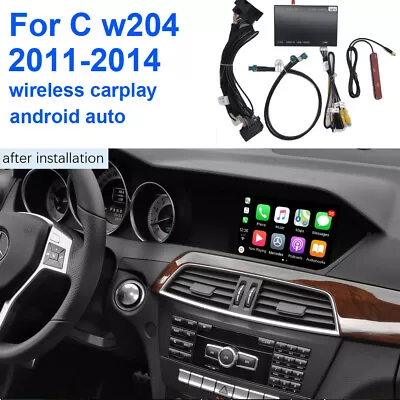 Wireless Carplay Airplay For Mercedes Benz C Class W204 NTG4.5 NTG4.7 2011-2015 • $238