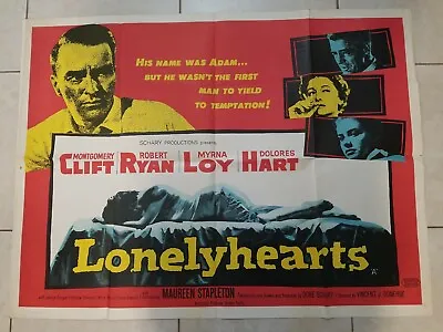 Lonely Hearts Movie Poster - Montgomery Clift - 30 X 40 Inches - RARE • $49.99