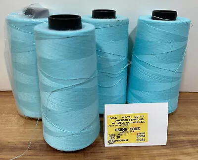 A&E Perma Core Tex 30 Turquoise #32284 4 Cones 2000-6000 Yds Ea • $18.50