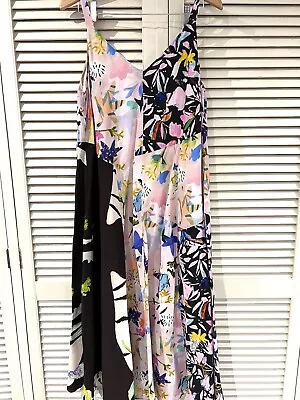 Lovely GORMAN  Wildflowers” Silk Blend Dress * Size 12 • $125