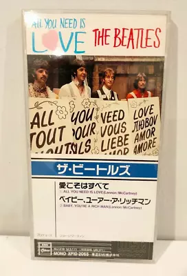 THE BEATLES All You Need Is Love Japanese 3  MONO CD RARE XP10-2065 • $29.95