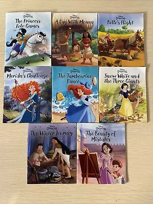 Disney Mini Book Set Princess Snow White Brave Little Mermaid Kids Reader Small • $15.99