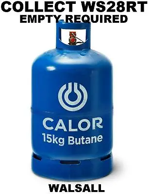 New Full 15 Kg 15kg Calor Gas Lpg Butane Bottle Refill For Portable Heater Fire • £52.50
