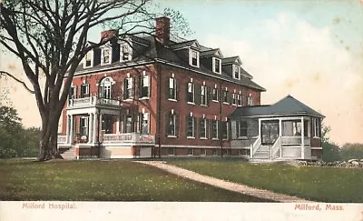 Postcard Milford Hospital Massachusetts NH1 • $7.65