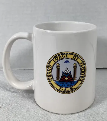 Grand Lodge Of Florida Masonic Grand Master Jim J Harris 2011 Coffee Cup Mug • $11