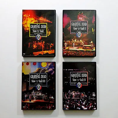 Grateful Dead View From The Vault I II III IV DVD Set Vol. 1 2 3 4 Jerry Garcia • $449.99
