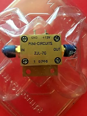 $90 • Buy Mini-Circuits ZJL-7G 20 To 7000 MHZ 7 GHz RF Broadband Coaxial Amplifier