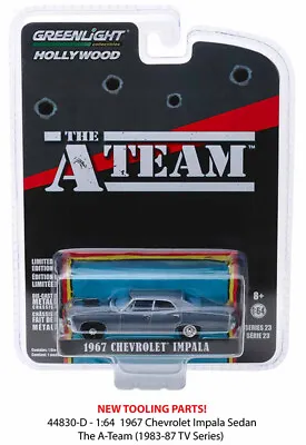 Greenlight Chevrolet Impala Sedan 1967 - The A-Team 44830 D 1/64 • $7.58