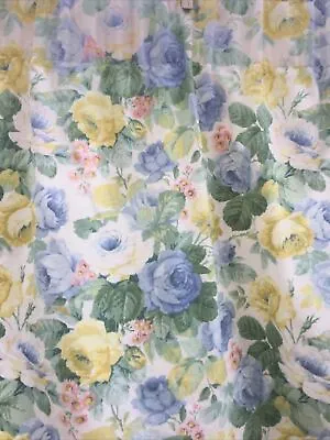 £75 • Buy Pretty Sanderson Curtains. Yellow Rose. Lined. Cotton. 