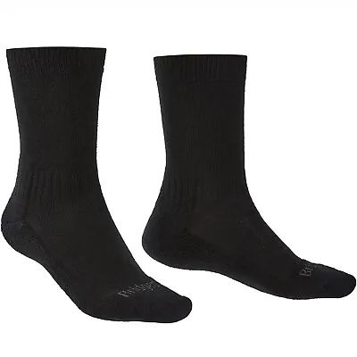 Bridgedale Mens Hike Ligthweight Merino Performance Boot Socks - Black • $26.99