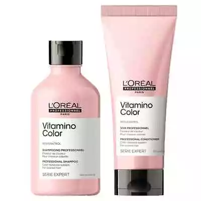 Loreal Serie Expert Vitamino Color Shampoo 10.1 Oz & Conditioner 6.7 Oz Duo • $34.99