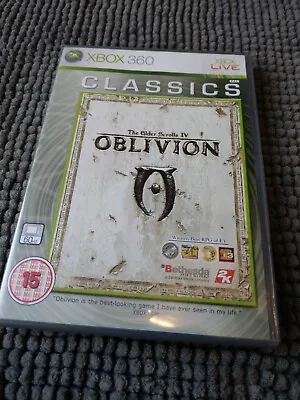 The Elder Scrolls IV: Oblivion For The XBOX 360 - Complete With Manual & Map • £3.99