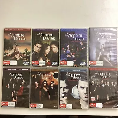Vampire Diaries : Season 1-8 (38 Discs DVD Set) Like New Region 4 • $59.95