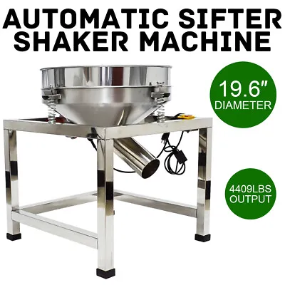 Φ19.6 Automatic Sifter Shaker Machine Industrial Food Processing For Powder 110V • $479.54