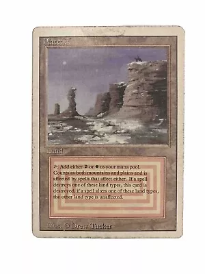 MTG Plateau Revised Edition Regular Rare • $102.50