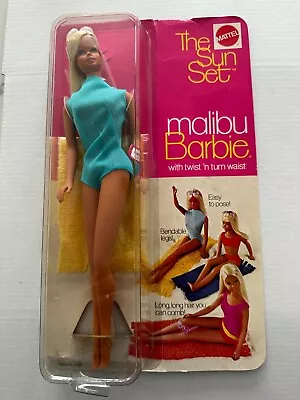 #1067 RARE NRFB Vintage Mattel The Sun Set Malibu Barbie Doll • $300