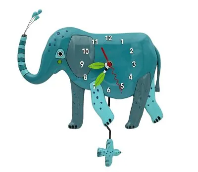 Gentle Giant Elephant - Pendulum Clock - Michelle Allen Designs • $70.63