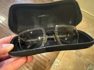 Authentic CHANEL CRYSTAL RIMLESS SUNGLASSES VERY RARE • $175