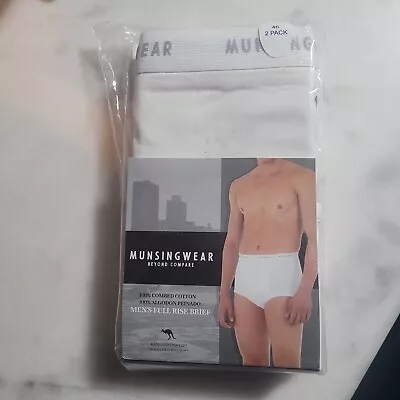 Munsingwear Men's Full Rise Briefs 2 Pair Pack Size 46 Kangaroo Pouch • $30