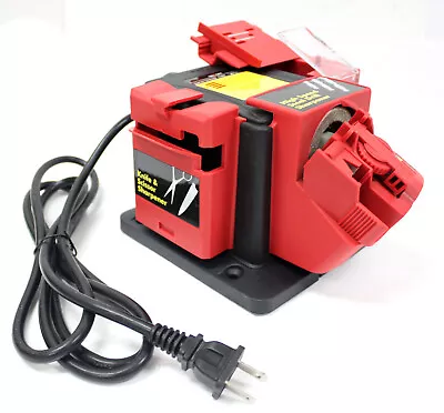 $56.99 • Buy Multi-Task Electric Knife Scissor Drill Bit Chisel Planer  Sharpener 110V 65W