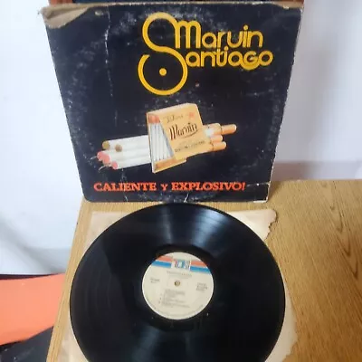 Marvin Santiago WJorge Millet.Caliente Explosivo.Orig TH Record.Miami Stamp.Ex • $35
