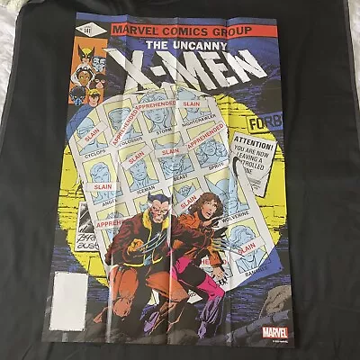 Uncanny X-Men Issue #141 Marvel Comics John Byrne Promo Poster 36x24 • $10.99