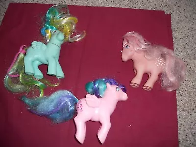 Vintage My Little Ponies From The 80s Lot Of 3 • $15