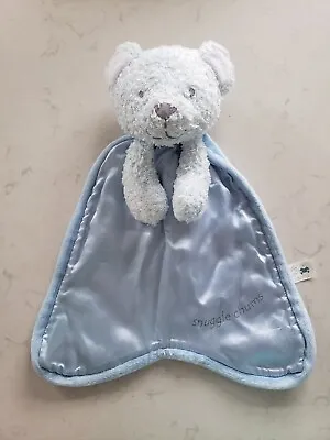 Toys R Us Snuggle Chums Blue Teddy Bear Baby Comforter Blanket Blankie Soother • £55