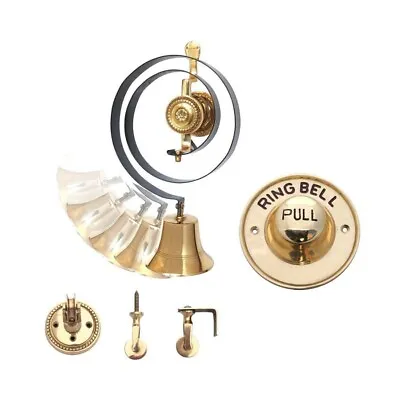 £82.95 • Buy Butlers Bell Kit Brass, Brass Pull