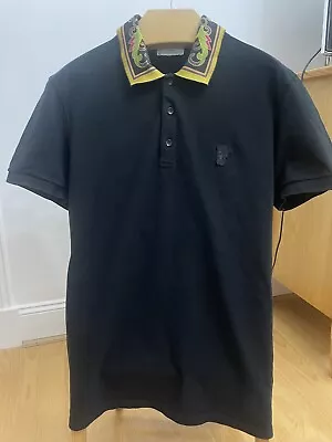 Genuine Versace Collection Black Polo Shirt - Size L • £22