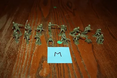 Marx Army Battleground 16-Piece Lot Of Vintage American Soldiers Tank M - MPC • $23.99