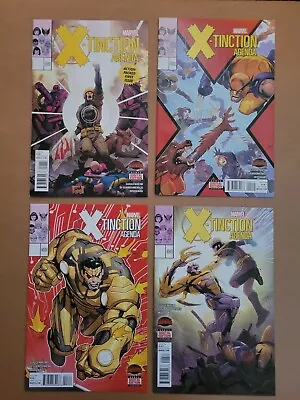 X-tinction Agenda 1 2 3 4 Complete 2015 Secret Wars High-Grade Marvel Lot Of 4 • $16