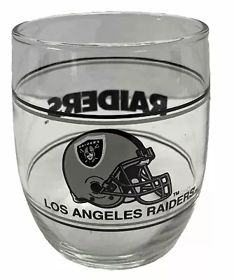 Vintage Los Angeles Raiders Drinking Glass Tumbler Cup 3.5” NFL LA Oakland • $15.50