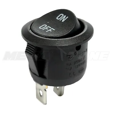 SPST KCD1 Round Mini Rocker Switch W/Black On-Off Actuator 6A/250VAC USA SELLER  • $5.95