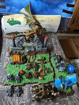 2002 Mega Bloks Dragons 9881 Battle Gate - Complete With All Figs & Instruction • $35