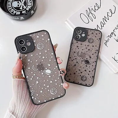 Space Planet Stars Case Cover For IPhone 15 Pro 14 13 Pro 12 11 XR Xs Max 8 7 SE • £3.99