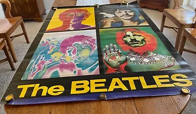 Beatles Original 1988 52x38 Richard Avedon Psychedelic Poster Apple Corp.Litho • $125