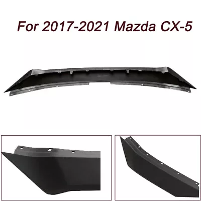 Black Plastic Front Bumper Upper Grille Top Molding Hood Trim For MAZDA CX-5 • $119.99